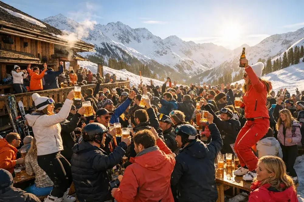 Afterski i St. Anton am Arlberg