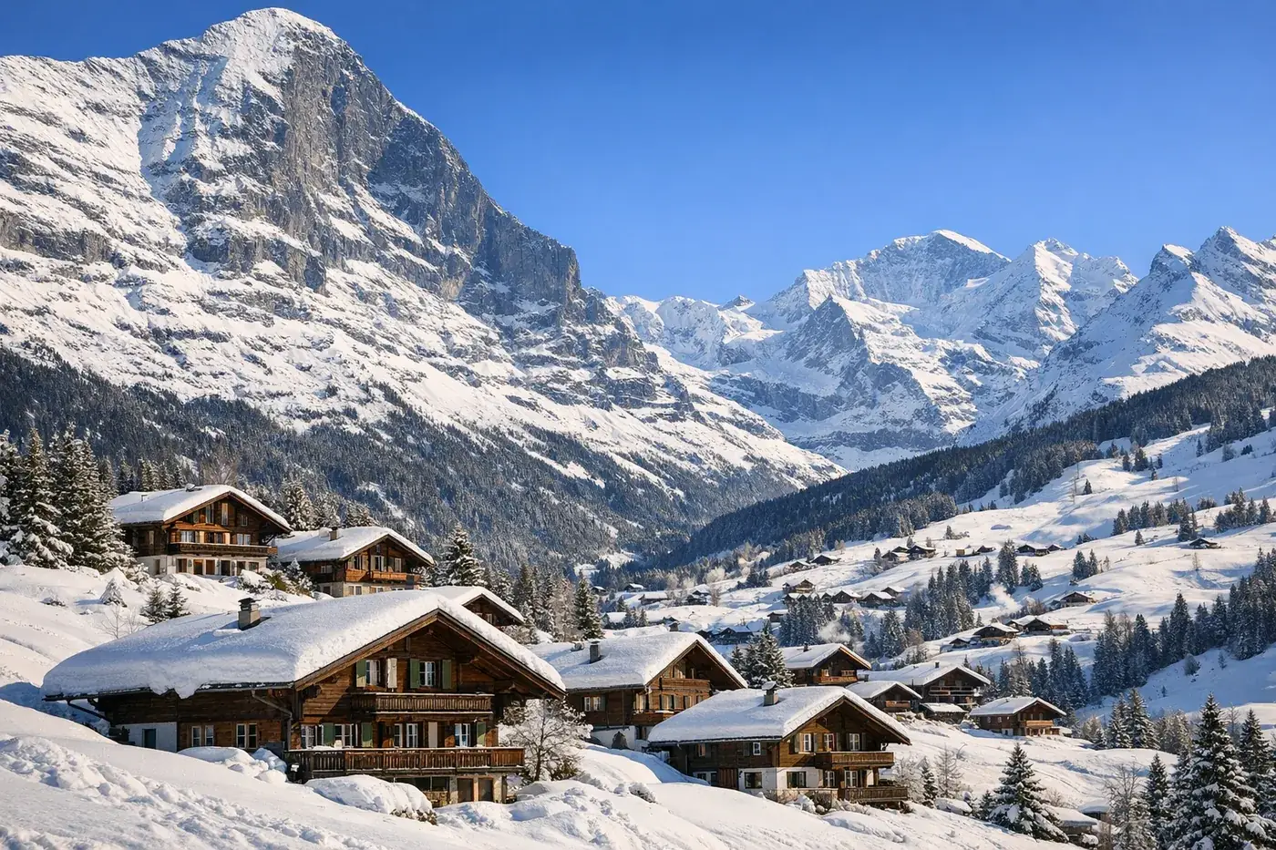 Grindelwald under Eiger