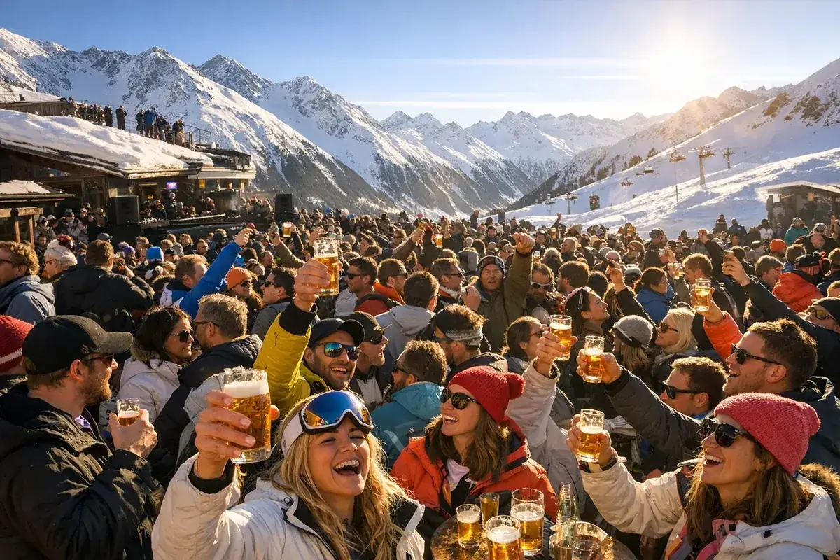Skidåkning i Ischgl