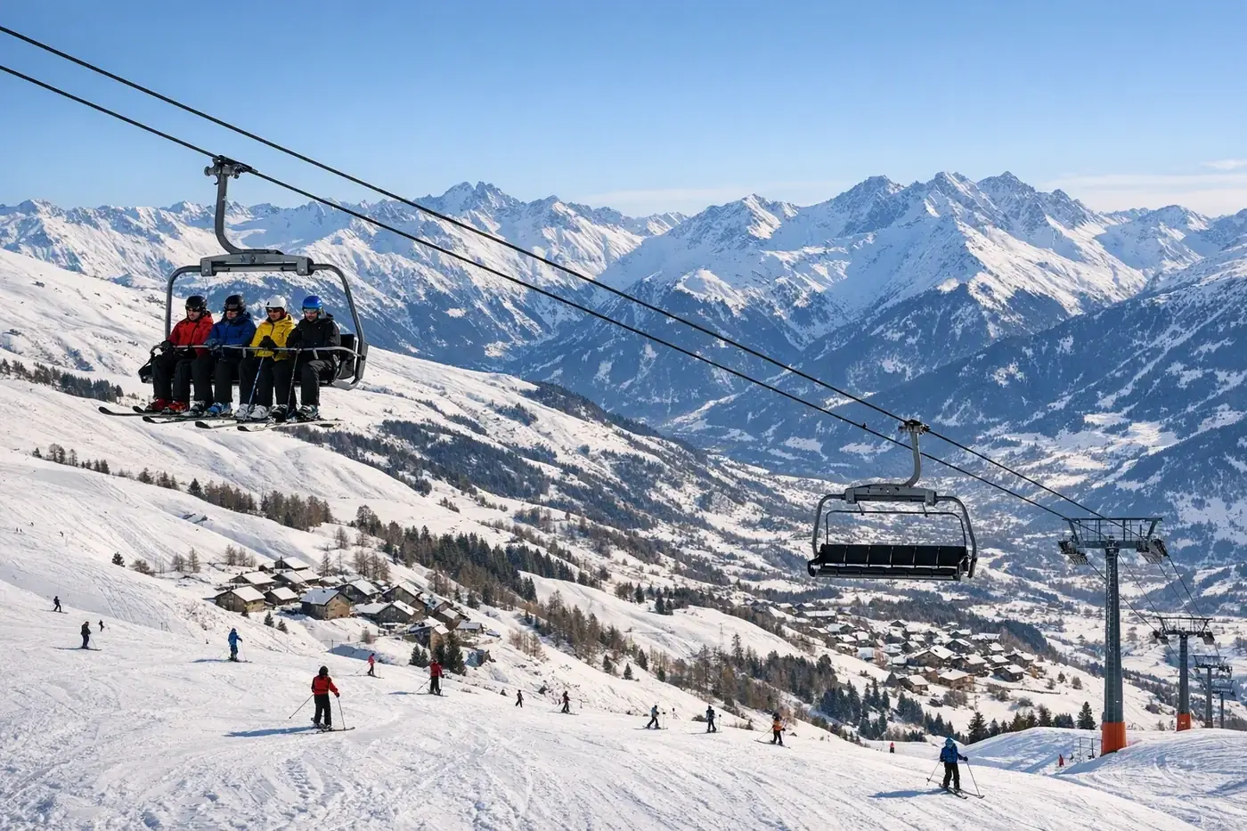 Skidresor till Les Sybelles i Frankrike