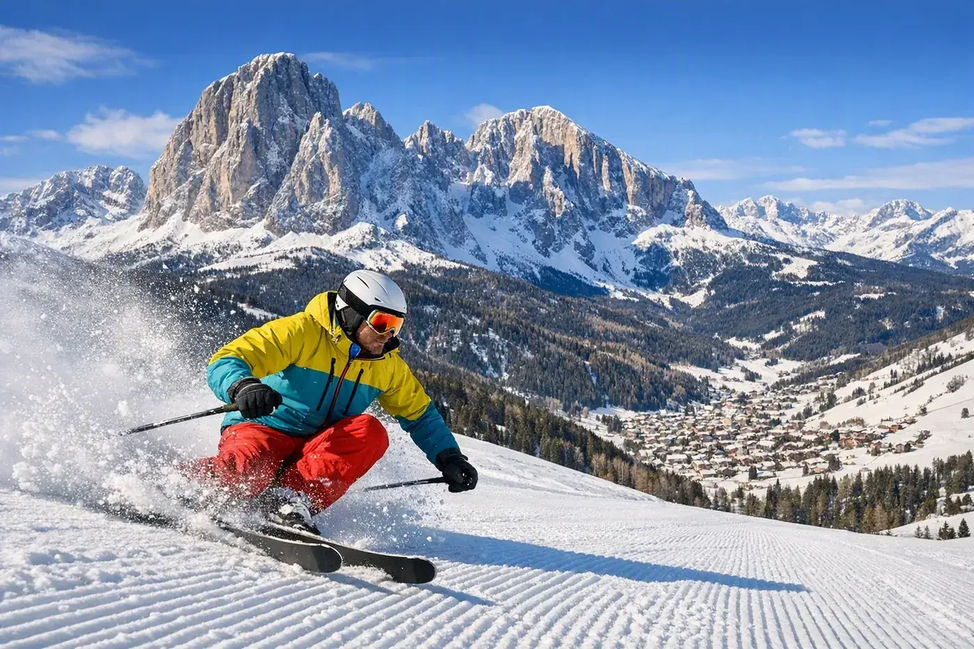 Skidresor till Ortisei i Italien