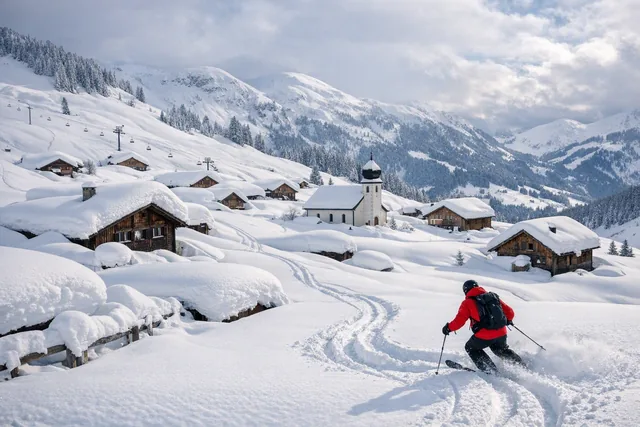 Skidresor till Damüls