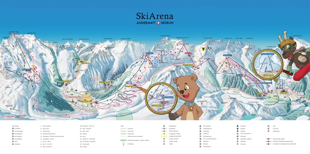 Pistkarta Andermatt