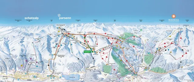 Pistkarta Klosters