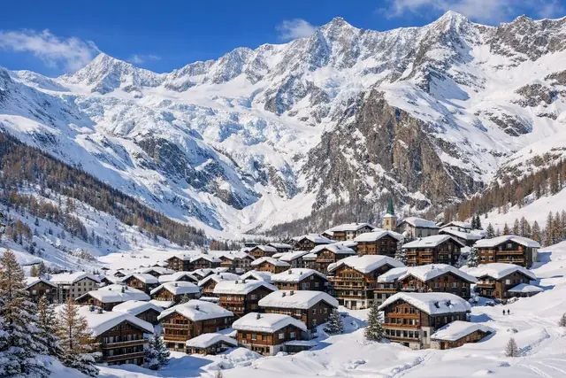 Skidresor till Saas-Fee
